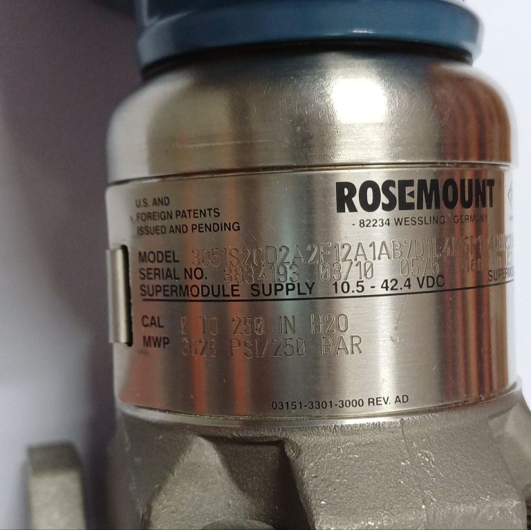 ترانسمیتر اختلاف فشار روزمونت مدل 3051S2CD2