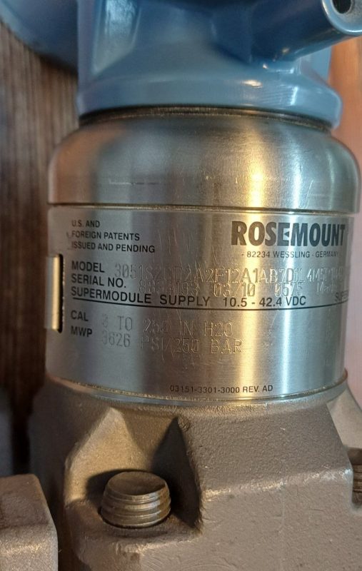 ترانسمیتر اختلاف فشار روزمونت (Rosemount) مدل 3051S2CD2