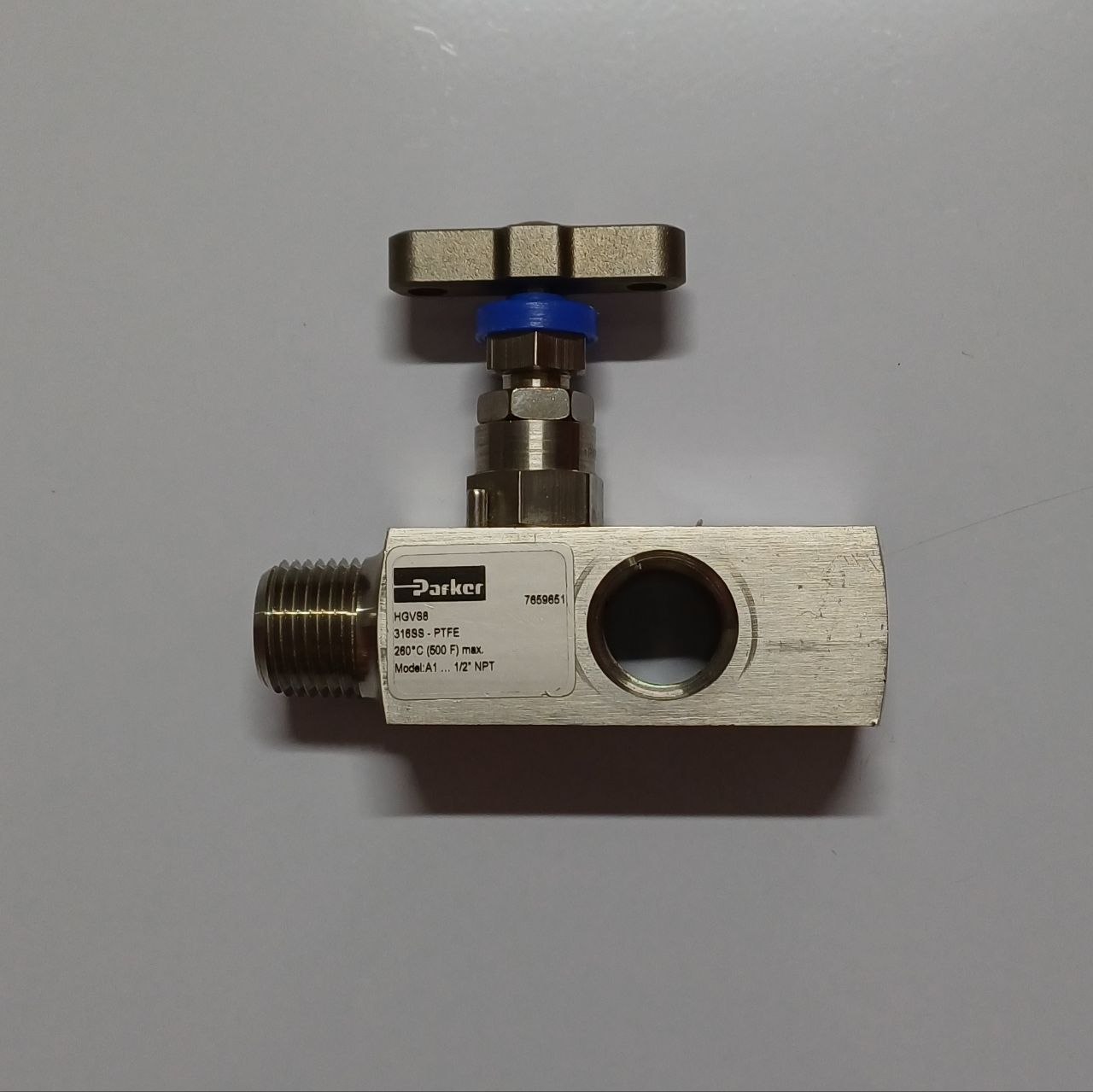 نیدل پارکر شیر سوزنی پارکر مدل HGV88 استیل 316 (Parker HGV88 Needle Valve)