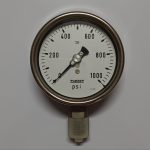 گیج فشار صفحه 10سانت 0 تا 1000psi روگر (Rueger)