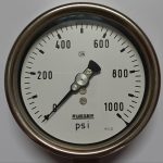گیج فشار صفحه 10سانت 0 تا 1000psi روگر (Rueger)