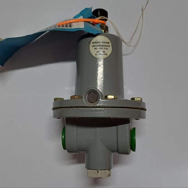 رگلاتور فشار Fisher مدل 64R با شیر اطمینان داخلی برای سیستم ابزار دقیق