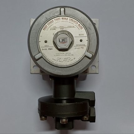 سوئیچ اختلاف فشار UE مدل J110K-457 رنج 0 تا 30 PSID