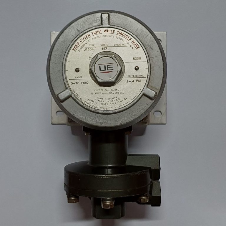 سوئیچ اختلاف فشار UE مدل J110K-457 رنج 0 تا 30 PSID