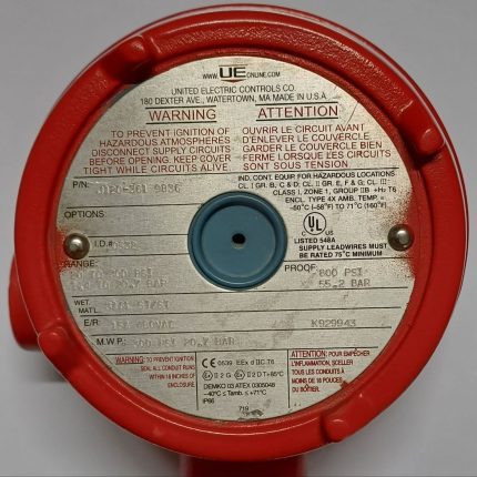 سوییچ فشار UE مدل J120-361 با رنج 20 تا 300 PSI