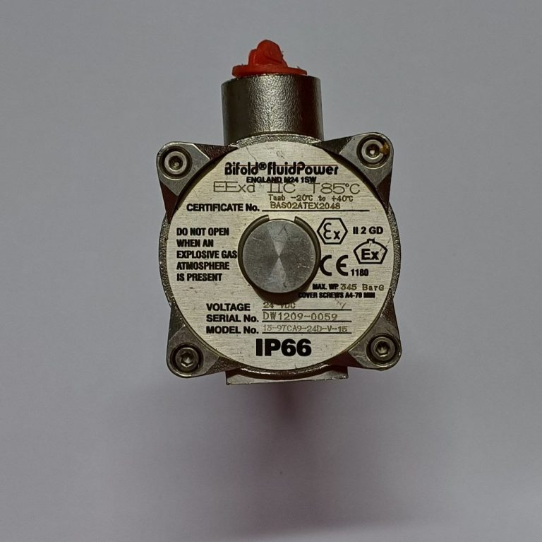 شیر برقی ضد انفجار Bifold مدل FP01Y/S1/W32/NC/S-24VDC/97CA9