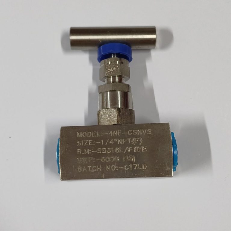 شیر سوزنی Comfit مدل 4NF-CSNVS استیل 316L با اتصال 1/4 اینچ NPT