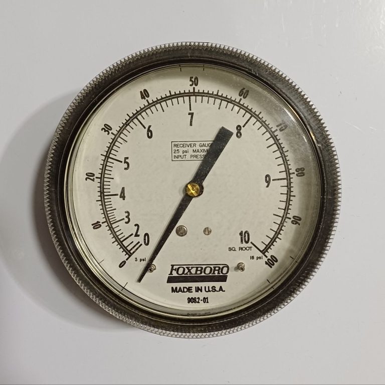 رسیور گیج فاکسبرو با ورودی 3 تا 16 psi