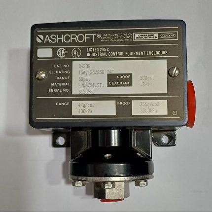 پرشر سوئیچ اشکرافت مدل B420B رنج 0 تا 60 PSI
