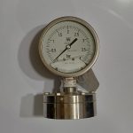 گیج دیافراگمی نوافیما Nuova Fima صفحه 10 سانت رنج 0 تا 4 بار