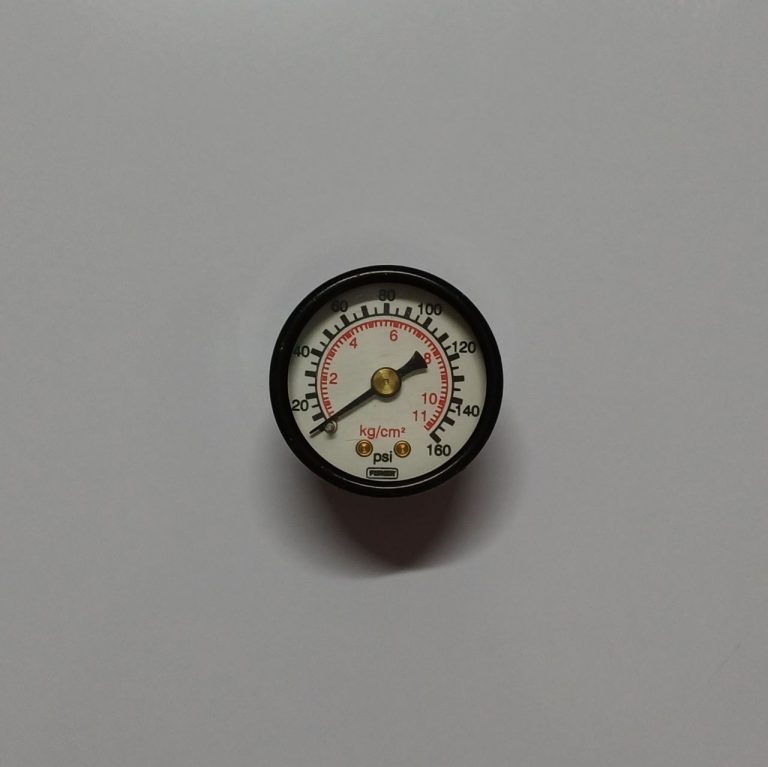 گیج فشار صفحه 4 سانت فیشر Fisher با رنج 160 PSI
