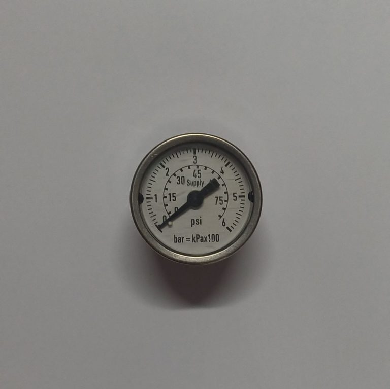 گیج فشار سامسون مخصوص پوزیشنر با رنج 0 تا 6 بار و 0 تا 90 psi